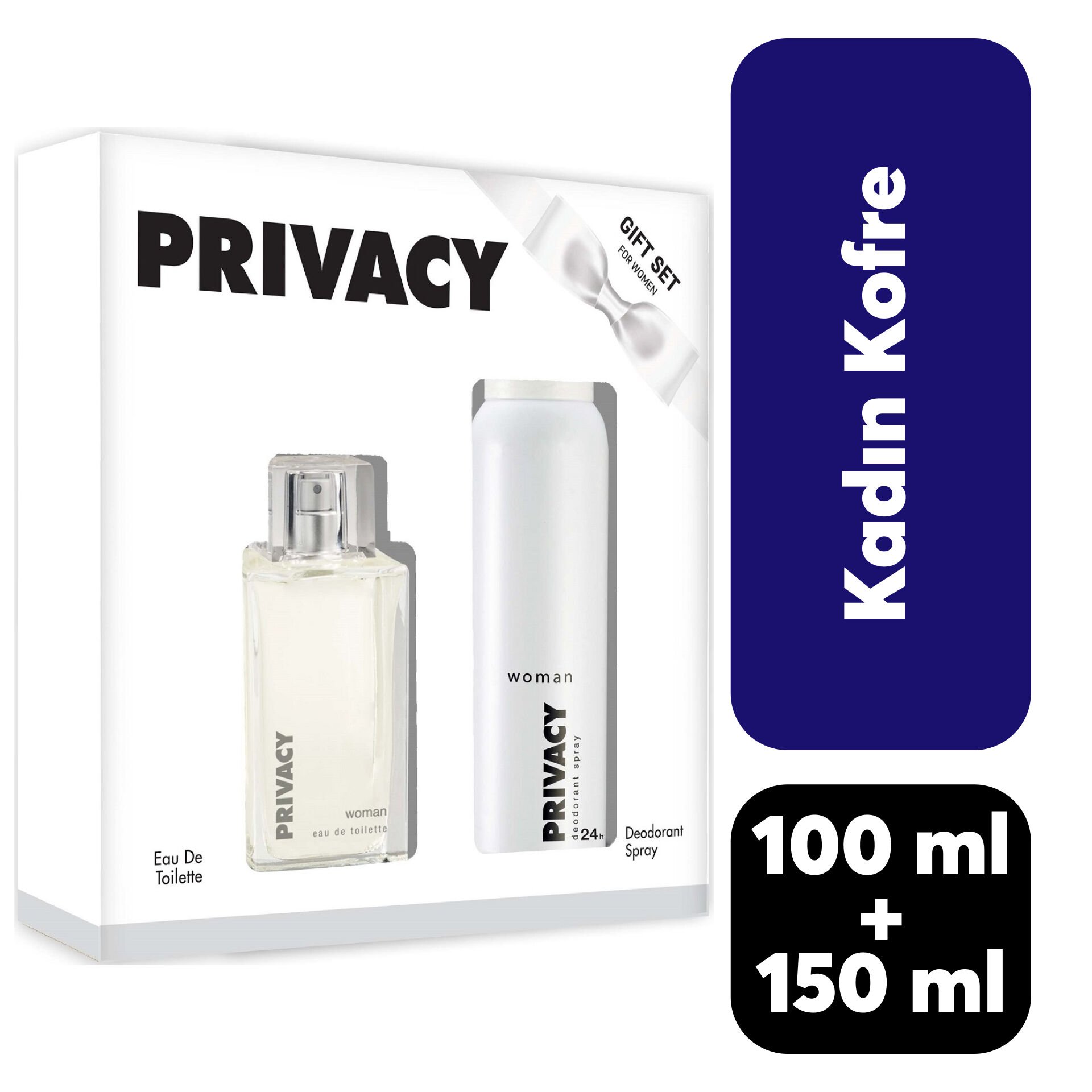 Kofre Privacy Women Parfüm 100 ml + Deodorant 150 ml