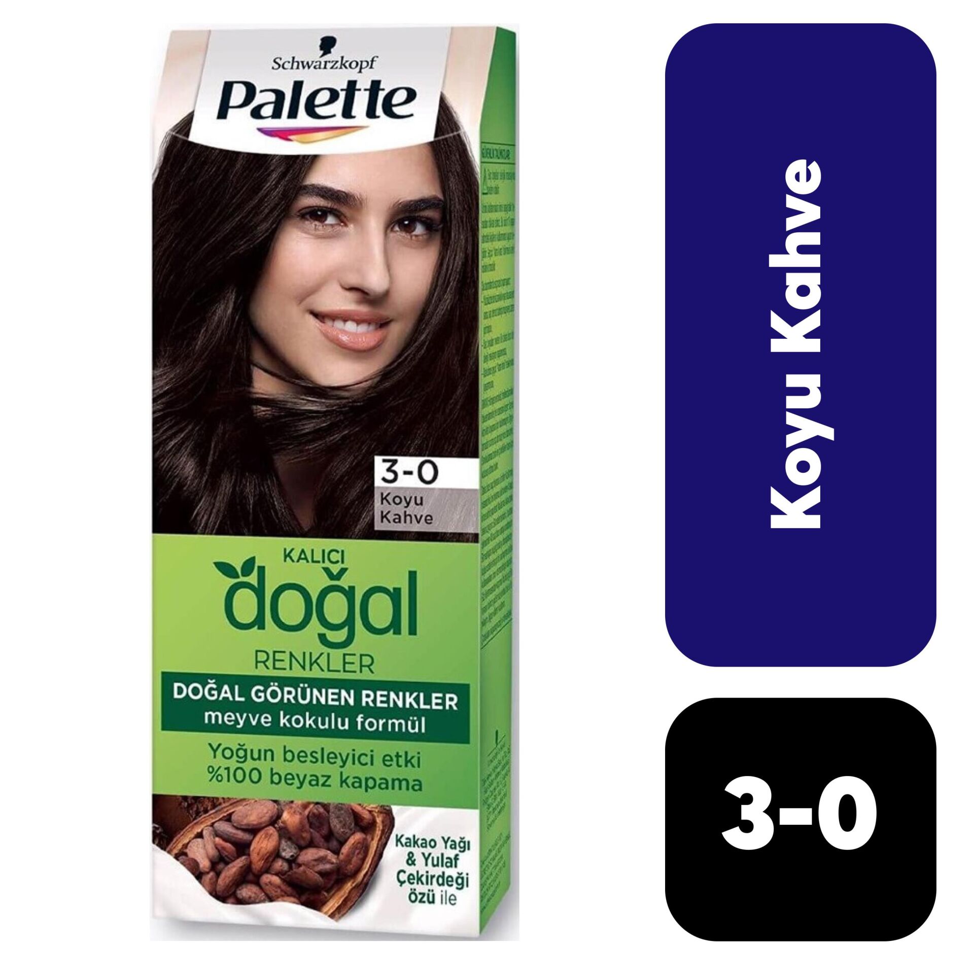 Doğal Palette .3-0 Koyu Kahve