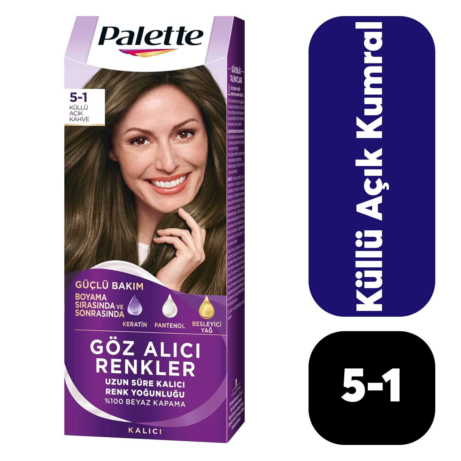 Palette .5-1 Küllü Açık Kumral