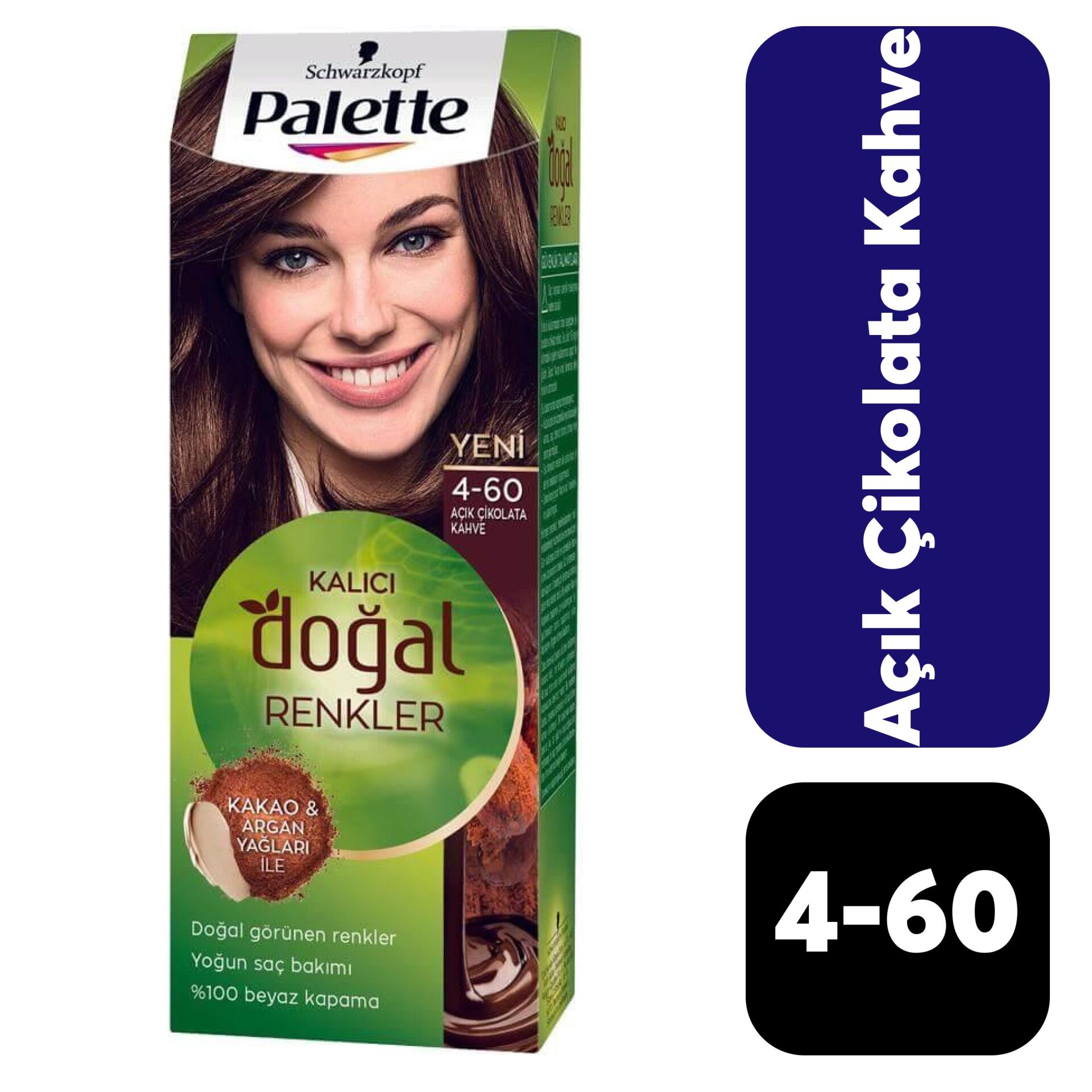 Doğal Palette .4-60 Açık Çikolata Kahve