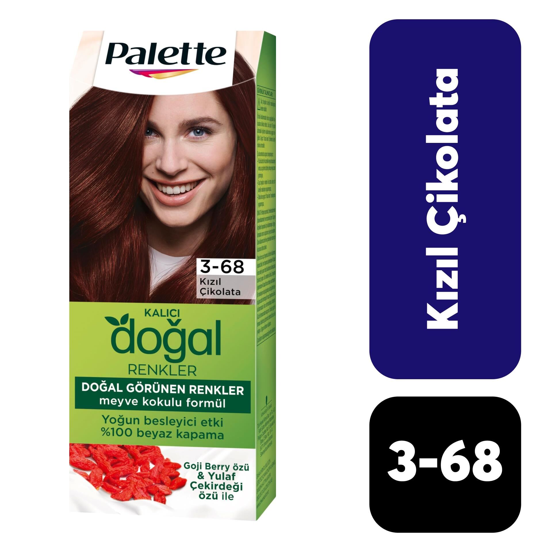 Doğal Palette .3-68 Kızıl Çikolata