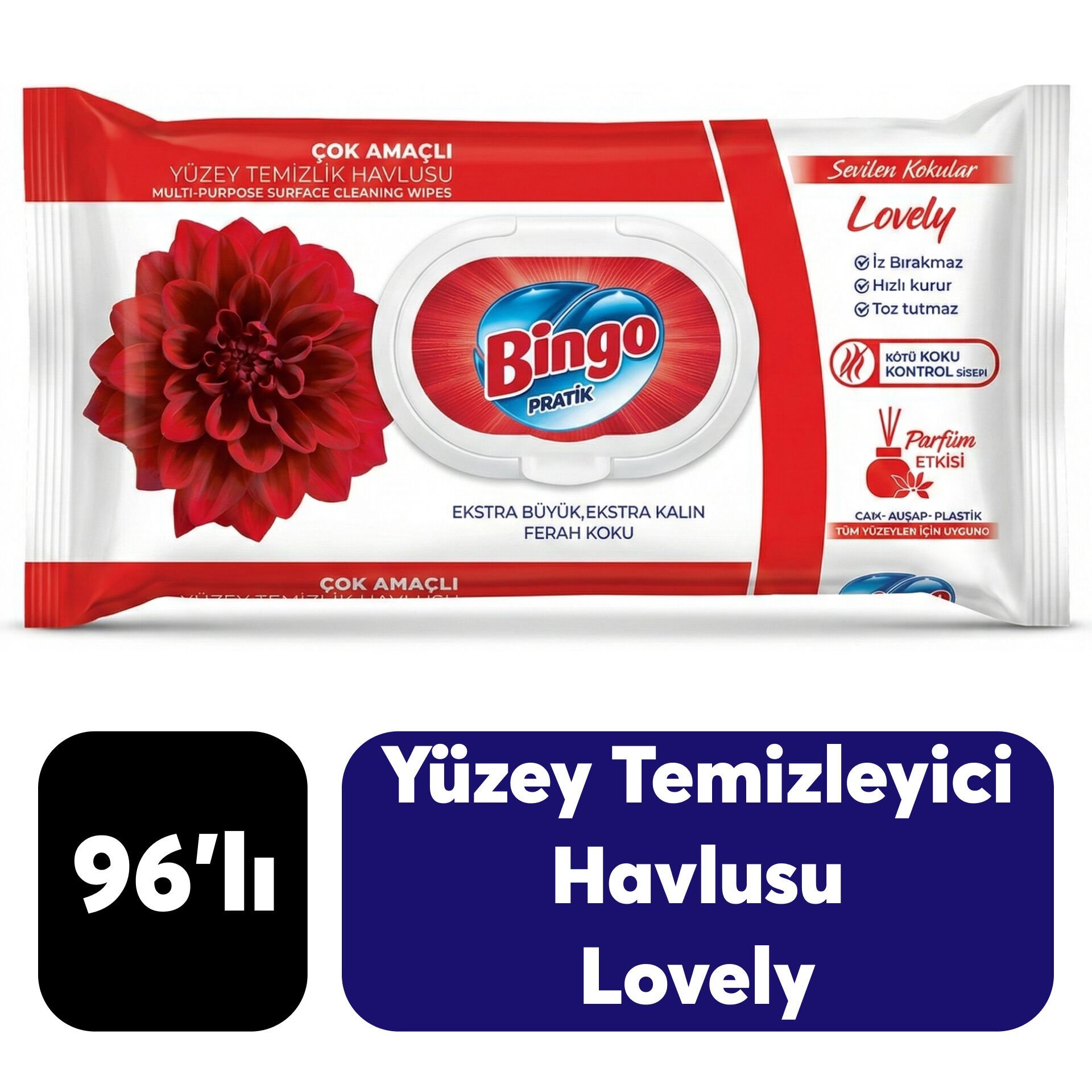 Yüzey Temizlik Havlusu Bingo 96'lı Lovely