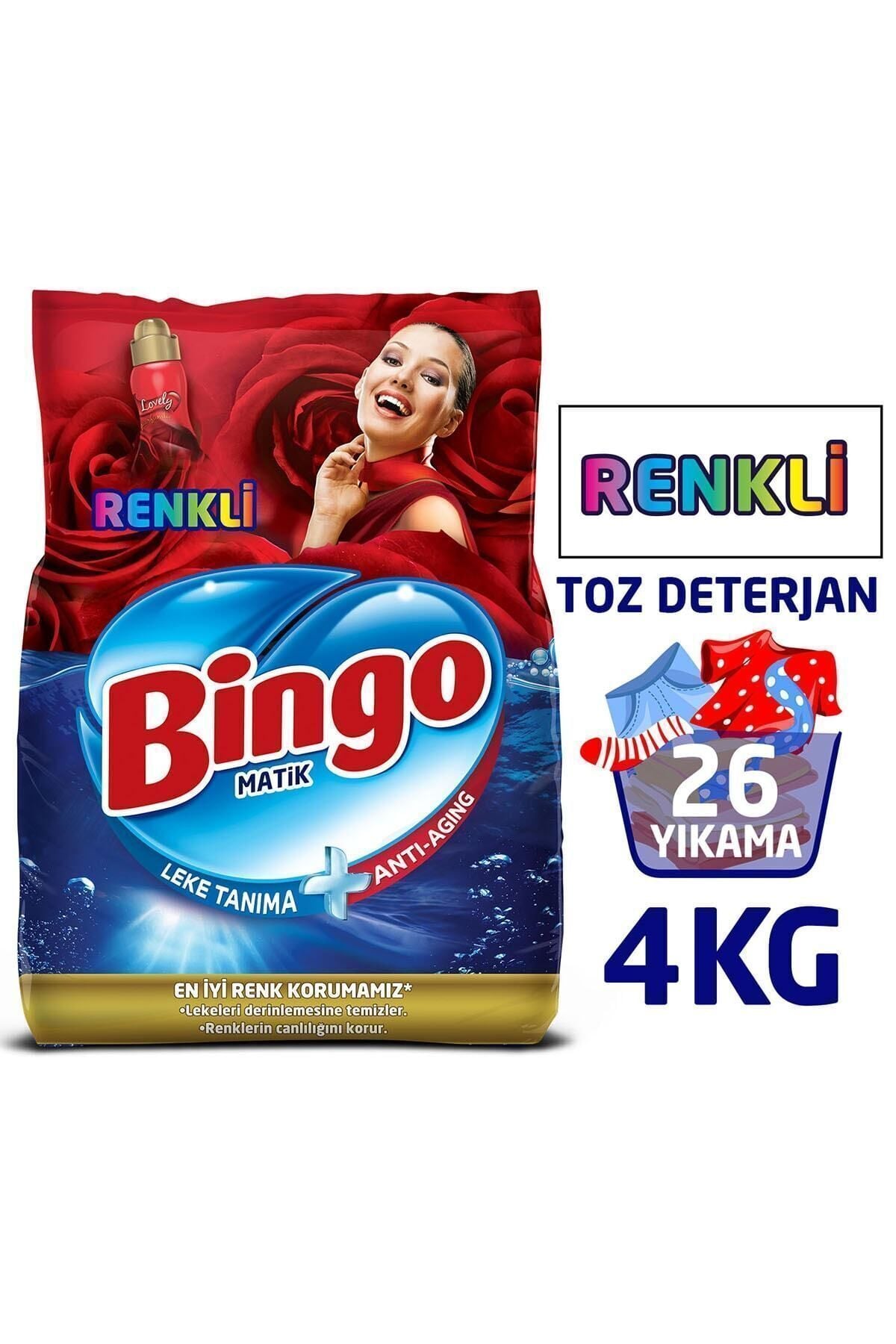Bingo 4 Kg Matik Renkliler
