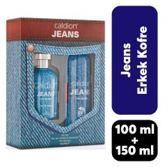 Kofre Erkek Caldion Parfüm 100 ml + Deodorant 150 ml Jeans