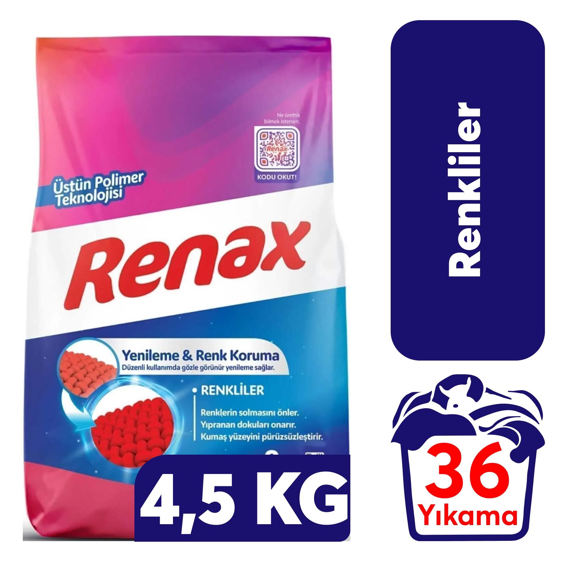 .Renax 4,5 kg Renkliler