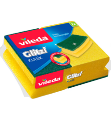 Vileda Yeşil Klasik Oluklu Sünger 2'li