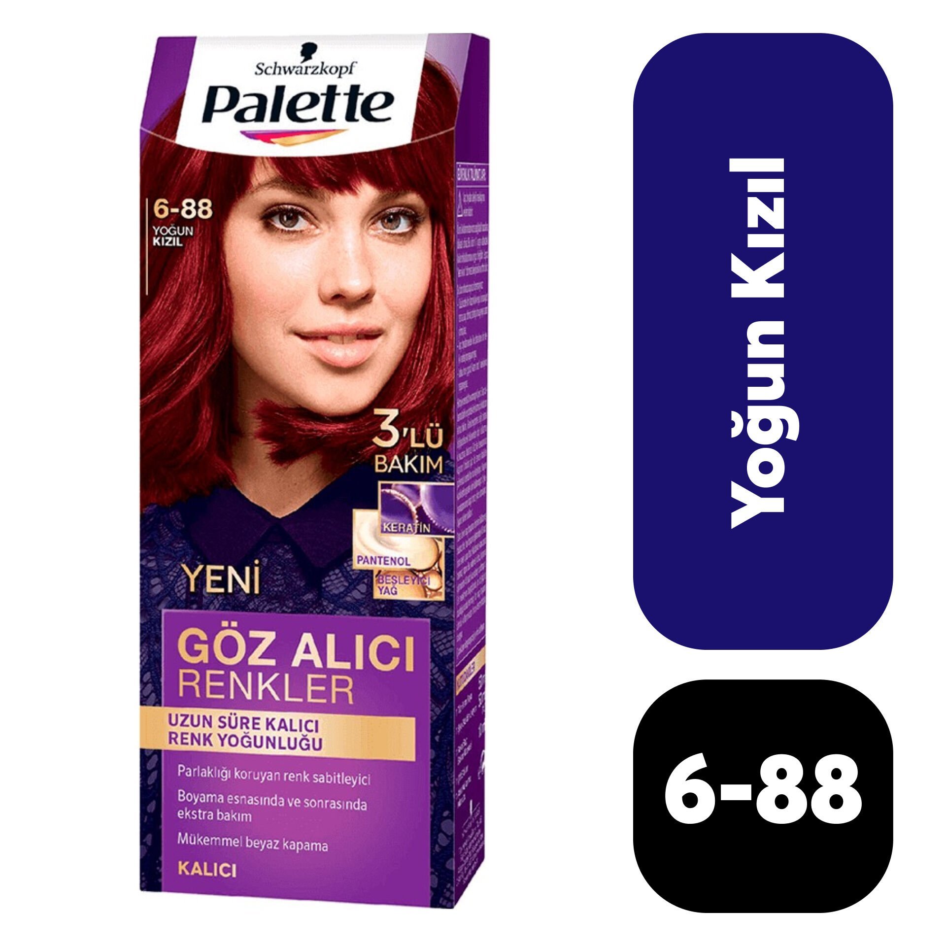 Palette .6-88 Yoğun Kızıl