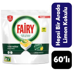 Bulaşık Tableti Fairy Hb 60'lı Limon