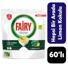 Bulaşık Tableti Fairy Hb 60'lı Limon
