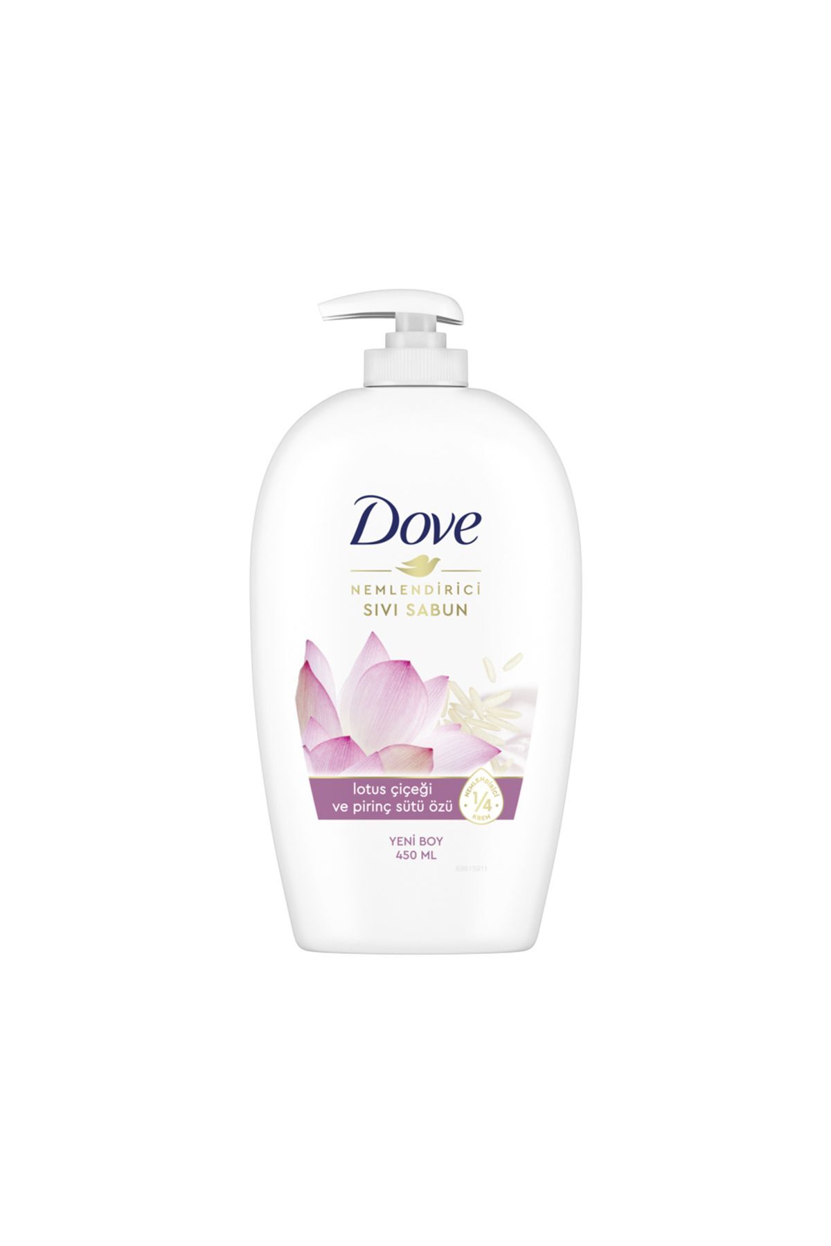 Sabun Sıvı Dove 450 ml Lotus Çiçeği Pirinç Özlü