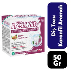Fresh White Diş Tozu 50 gr Karanfil Aromalı