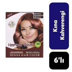 ..Henna Vital Hint Kınası 6'lı Kahverengi