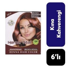 ..Henna Vital Hint Kınası 6'lı Kahverengi