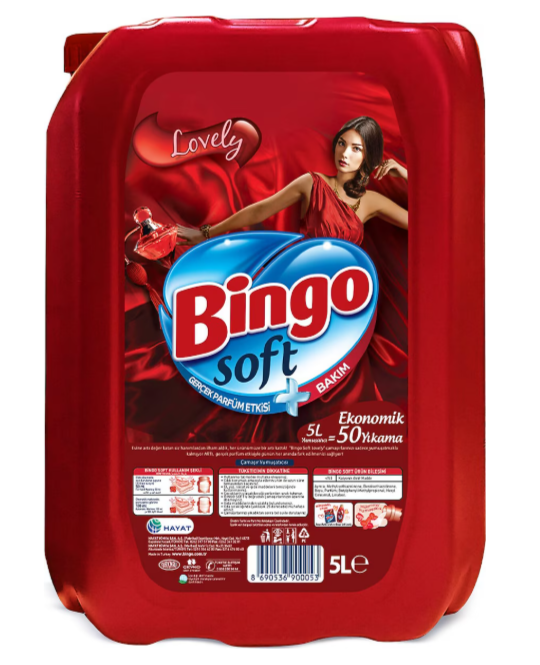 Bingo Soft Yumuşatıcı Lovely 5 Lt