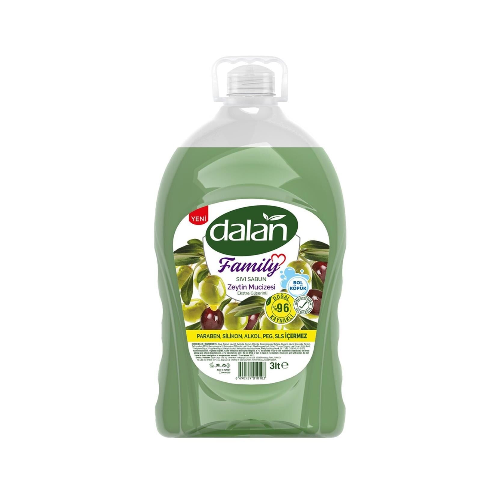 Dalan Sıvı Sabun 3 L Zeytinyağ