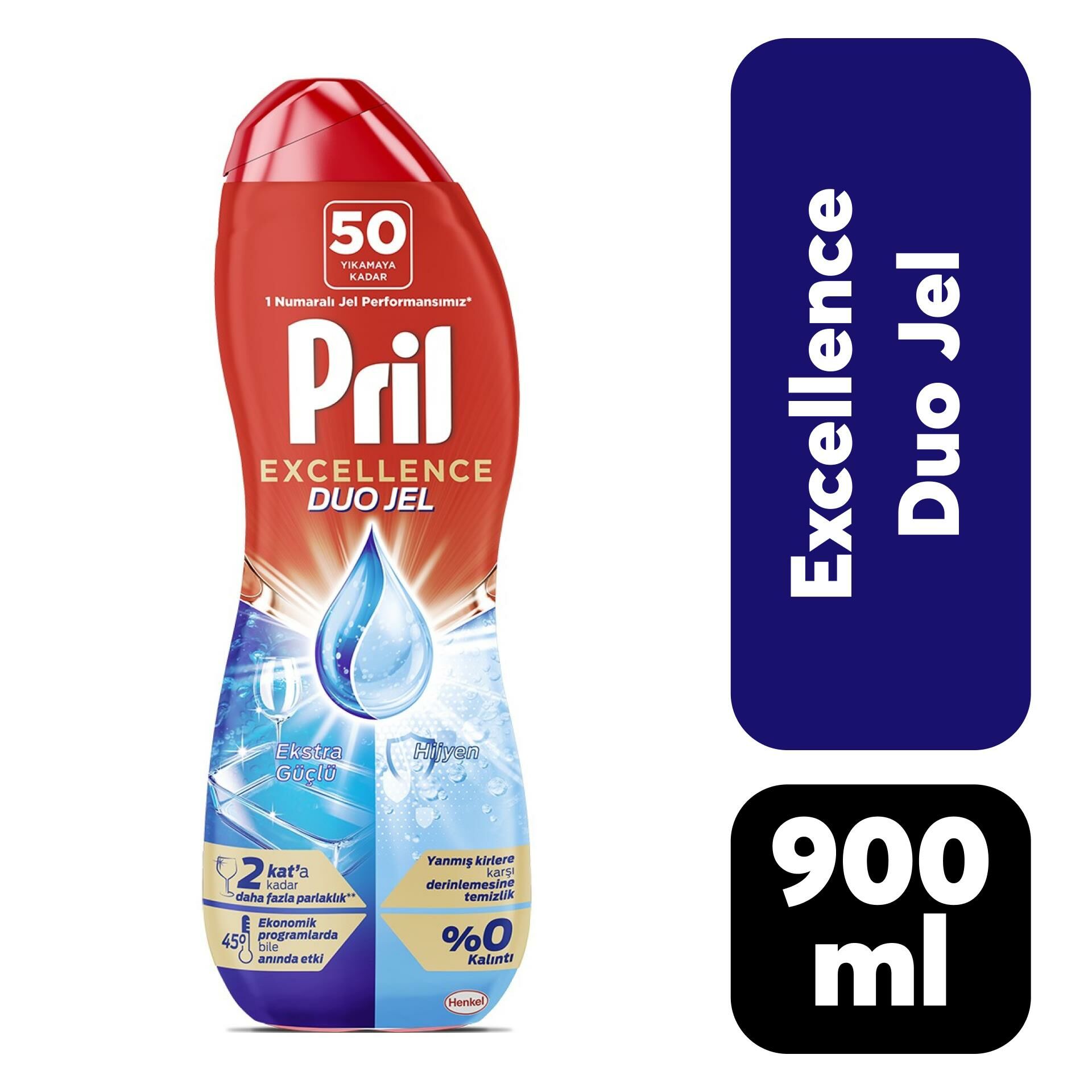 Pril 900 ml Jel Bulaşık Makinesi Deterjanı Hijyen