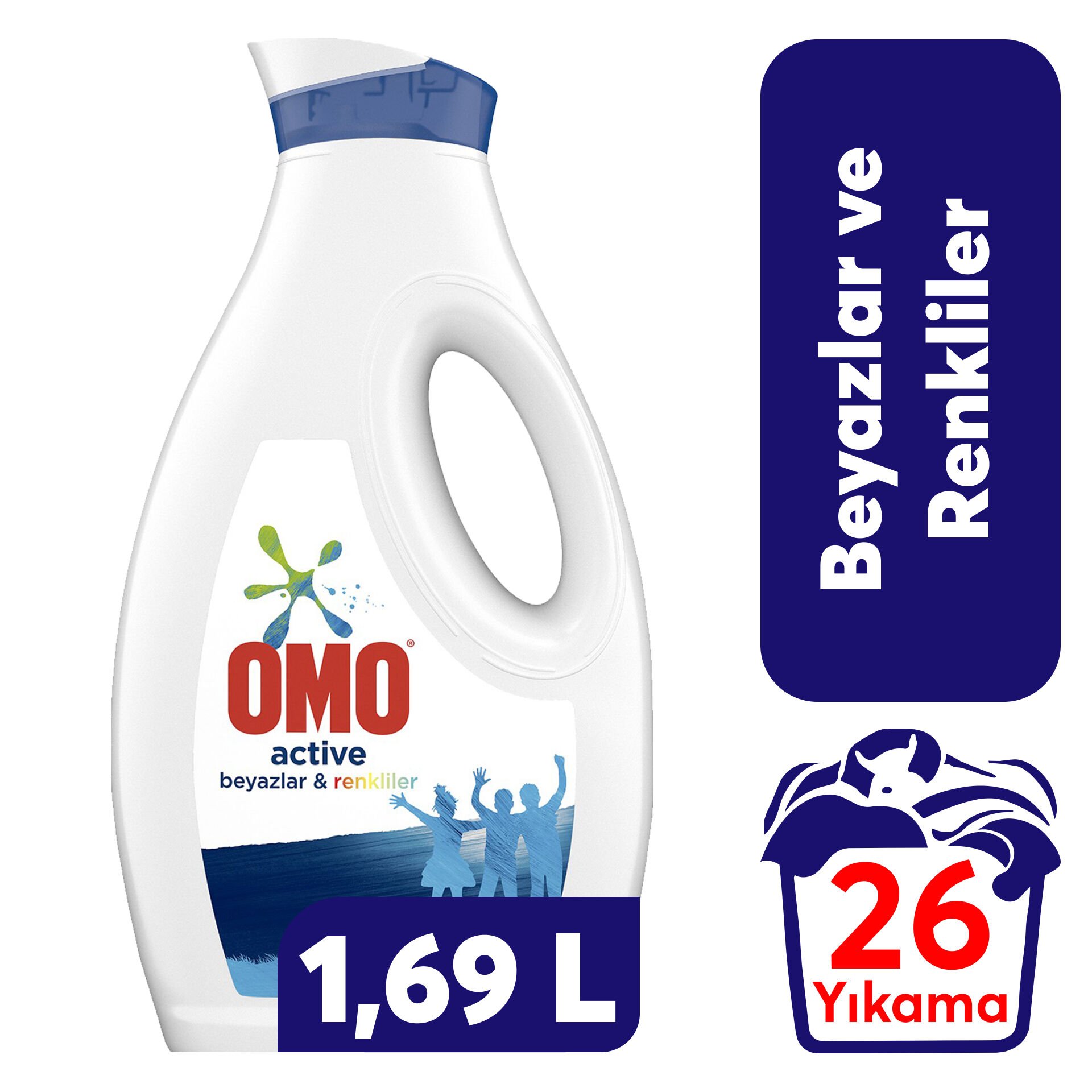 Sıvı Deterjan Omo 1690 ml Beyazlar & Renkliler