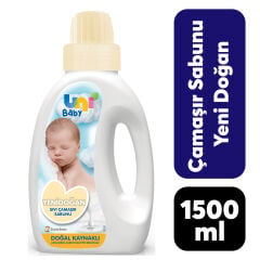 Çamaşır Sabunu Sıvı Uni Baby 1500 ml Çam Yeni Doğan