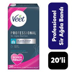 Veet Sir Ağda Bandı 20’li Hassas Profesyonel