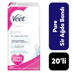 Veet Sir Ağda Bandı 20’li Pure