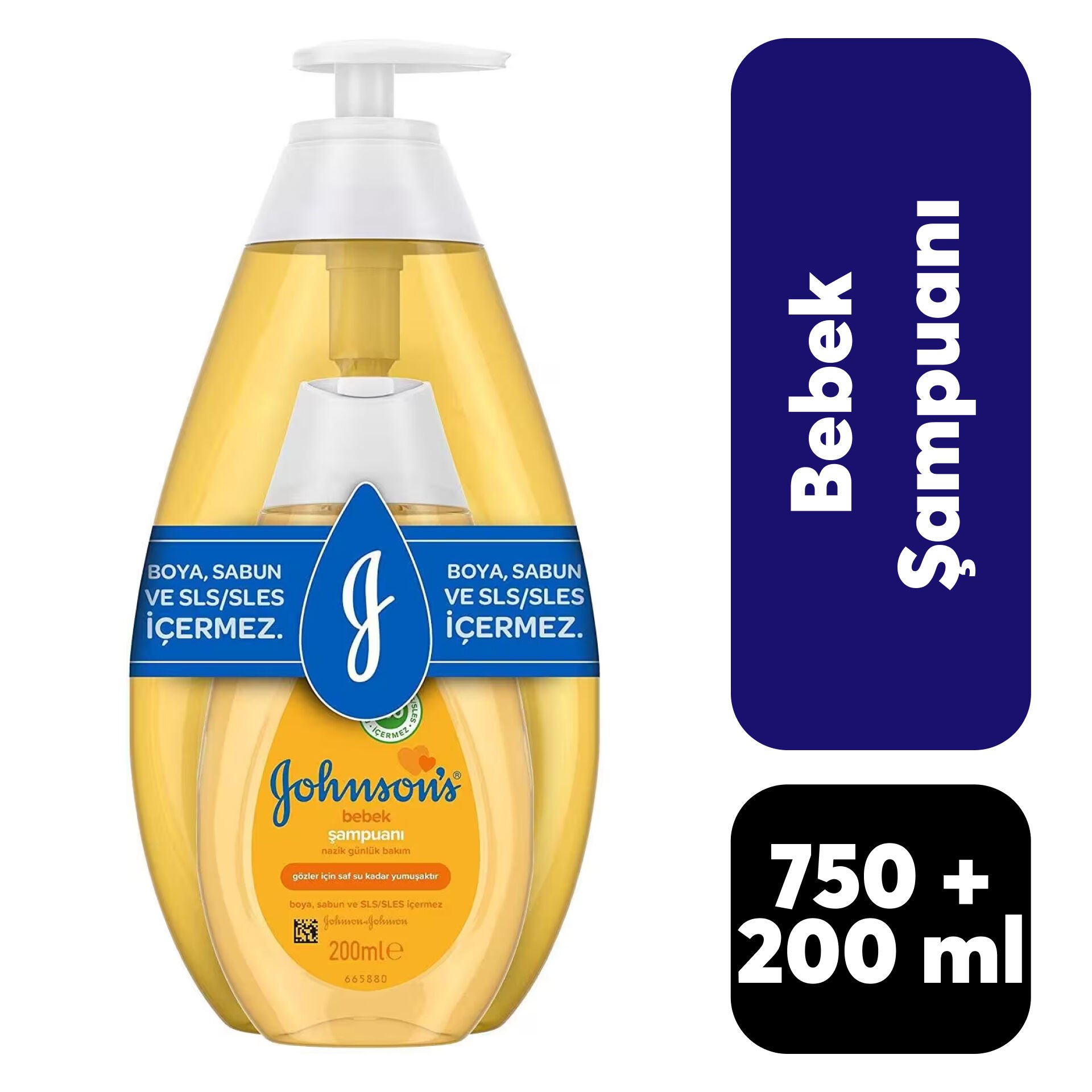 Şampuan Johnsons Baby 750 ml + 200 ml