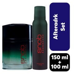 Set Snob Erkek Parfüm 100 ml + Deodorant 150 ml Afterdark
