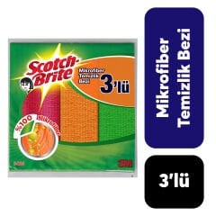 Scotch Brite Temizlik Bezi 3'lü Mikrofiber