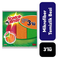 Scotch Brite Temizlik Bezi 3'lü Mikrofiber