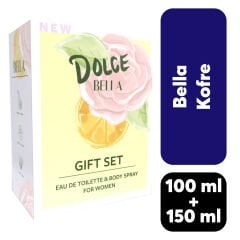 Set Dolce Kadın Parfüm 100 ml + Deodorant 150 ml Bella
