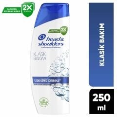 Head & Shoulders Şampuan 250 ml Klasik Bakım
