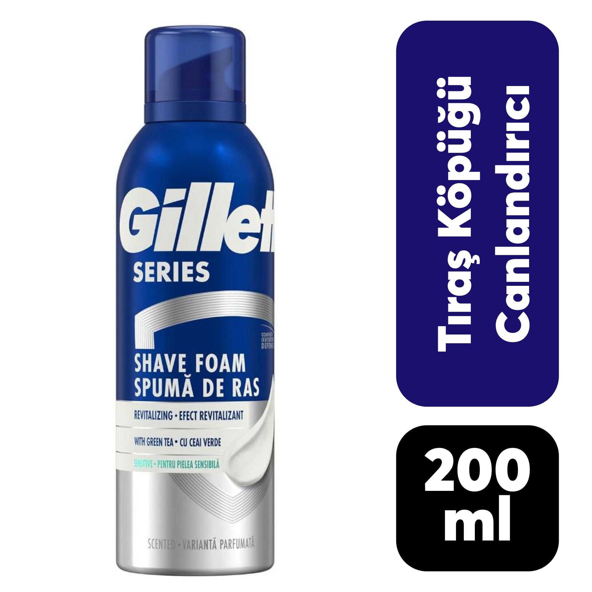 Tıraş Köpüğü Gillette 200 ml Canlandırıcı