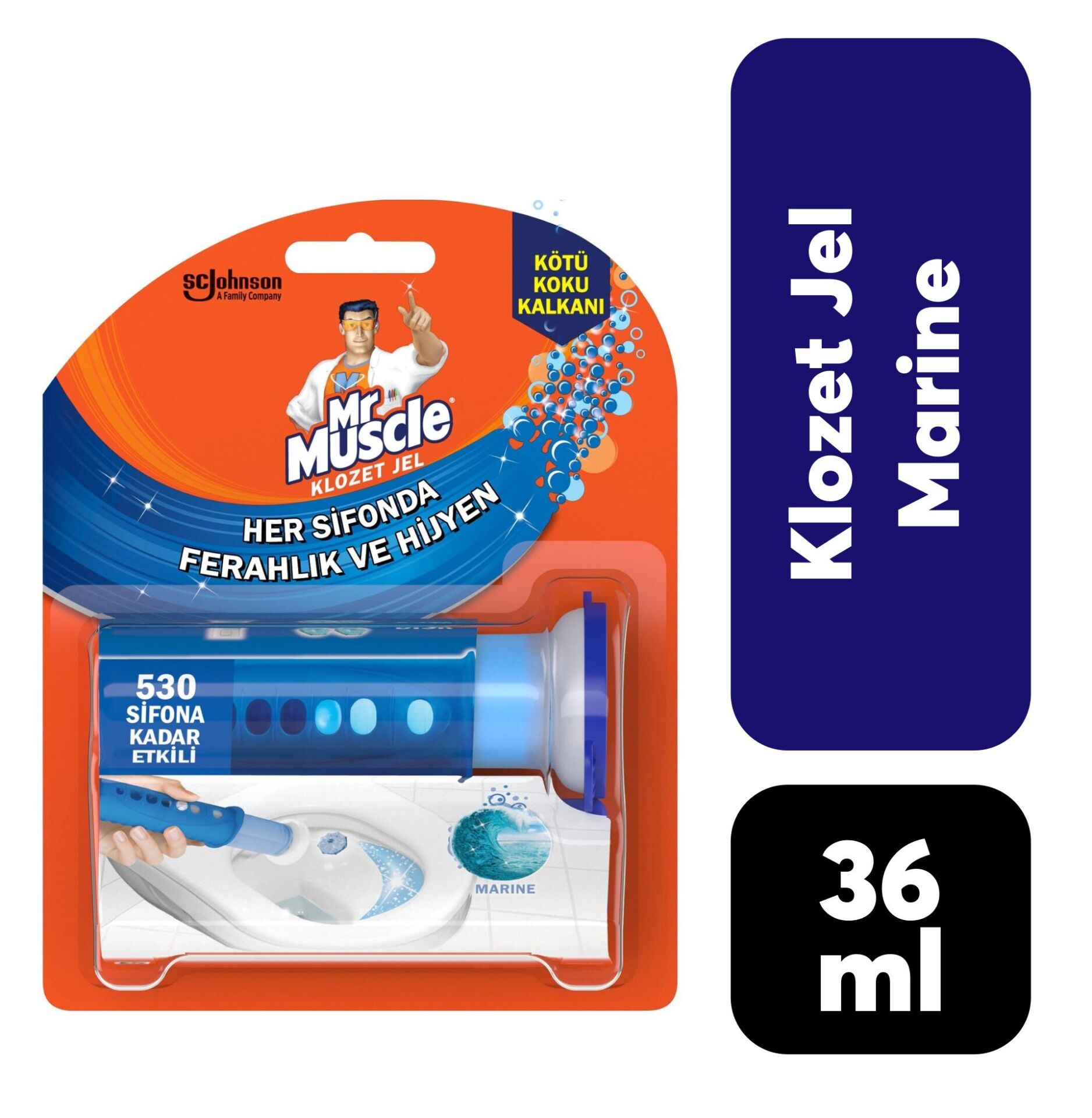 Klozet Jel Mr.Muscle 36 ml Marine