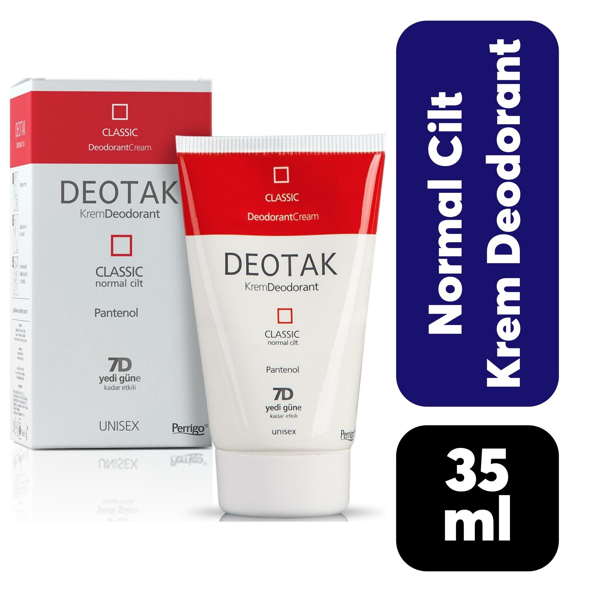 Deotak Krem Deodorant 35 ml Classic