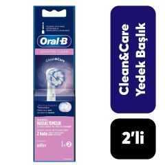 Yedek Oral-B Sensitive Clean 2'li Yedek Başlık