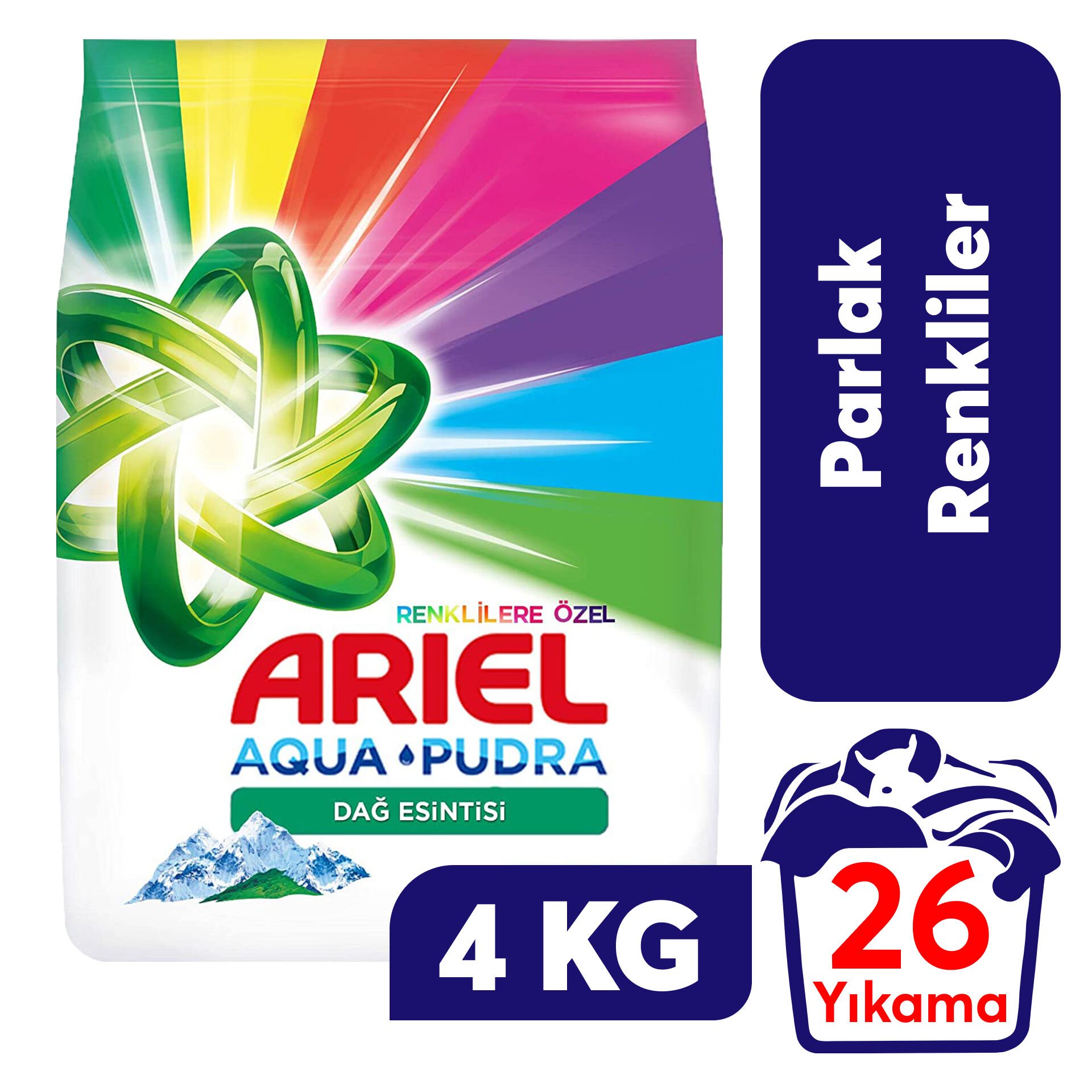 Toz Deterjan Ariel .4 kg Parlak Renkler