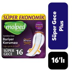 Molped Supernight Gece 16'lı