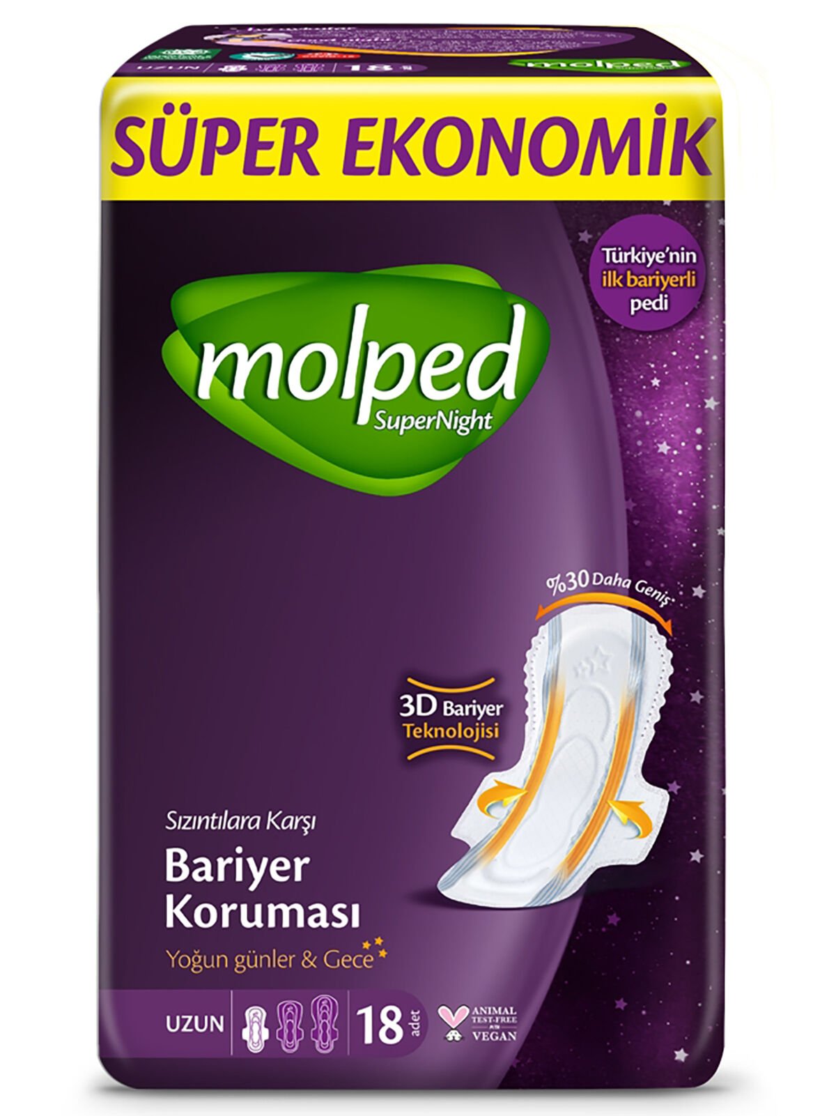 Molped Supernight Plus Uzun 18'li