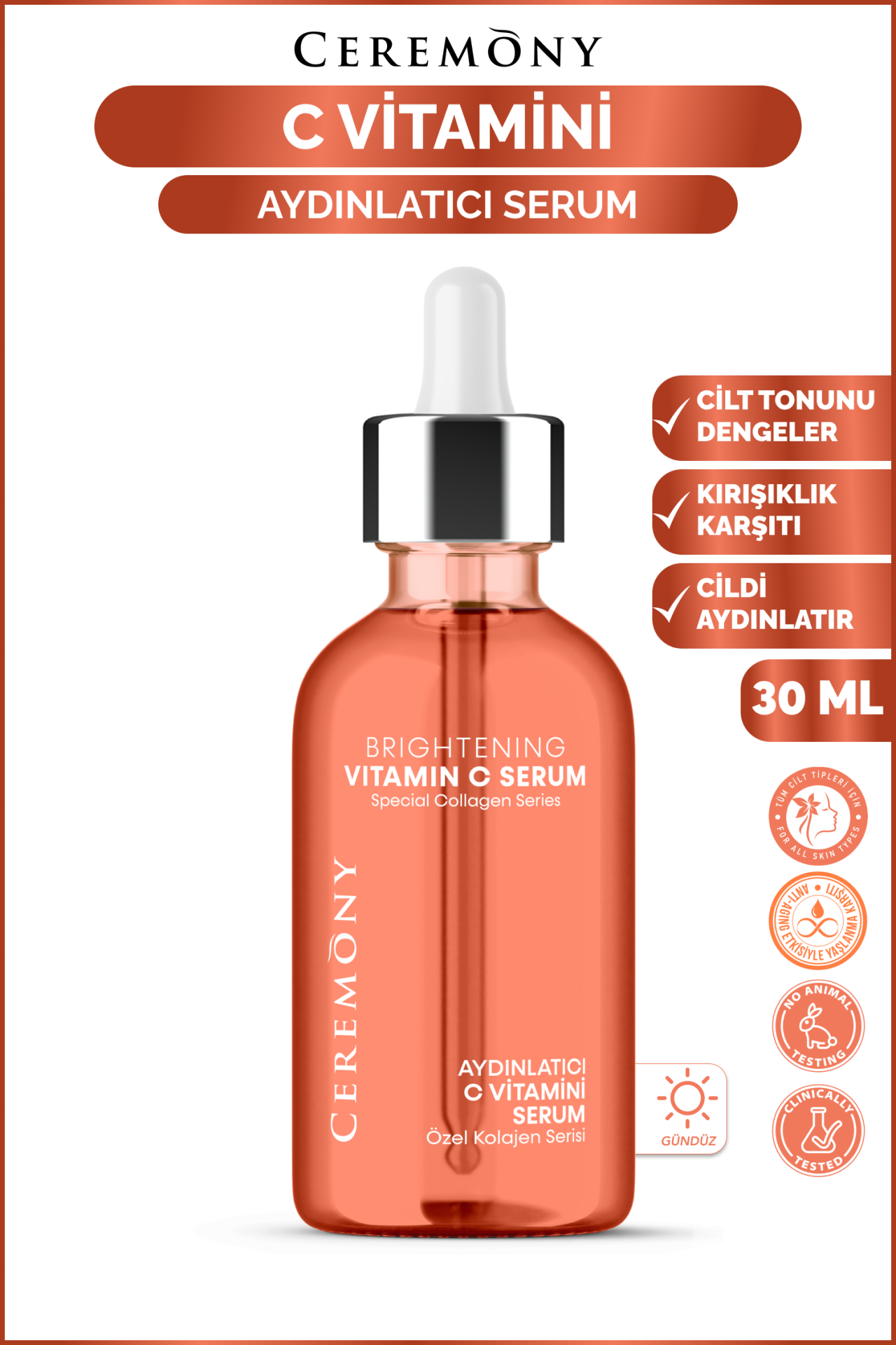 Ceremony 30 ml Serum C Vitamini Aydınlatıcı