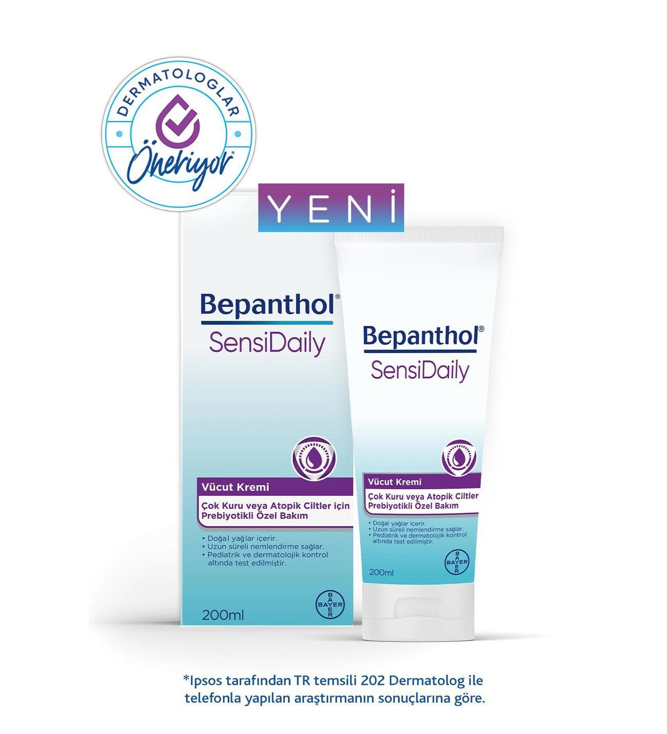 Bepanthol Sensidaily Vücut Kremi 200 ml
