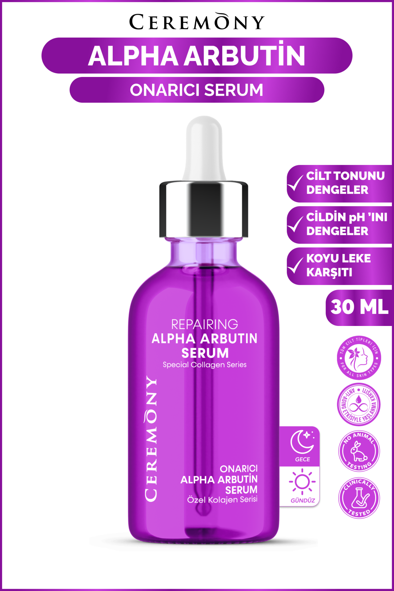 .Ceremony 30 ml Serum Alpha Arbutin Onarıcı