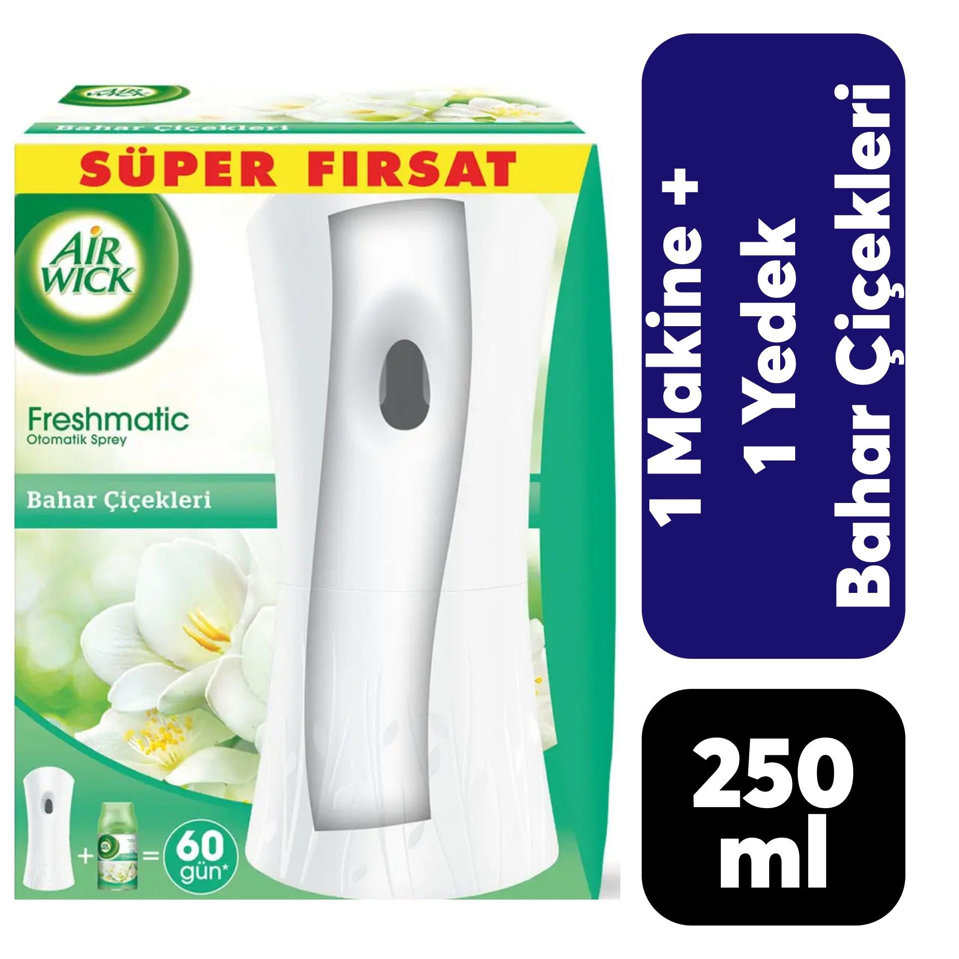 Air Wick 1 Makine + 1 Yedek 250 ml Bahar Çiçekleri