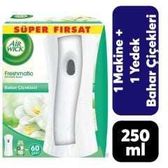 Air Wick 1 Makine + 1 Yedek 250 ml Bahar Çiçekleri