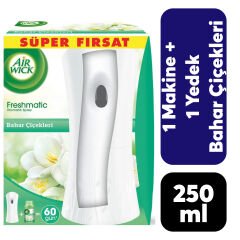 Koku Makine + Yedek Sprey Air Wick 250 ml Bahar Çiçekleri