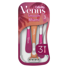 Gillette Venüs Smooth Miami Traş Bıcağı 3'lü