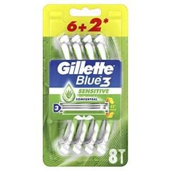 Gillette Blue-3 Plus Sensitive 8'li
