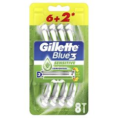 Gillette Blue-3 Plus Sensitive 8'li