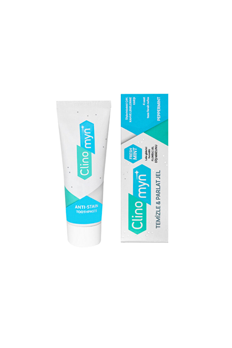 Clinomyn Temizle & Parlat 75 ml Jel Diş Macunu
