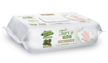 Yüzey Temizlik Havlusu Baby Turco 100 'lü Yeşil Sabun & Çam