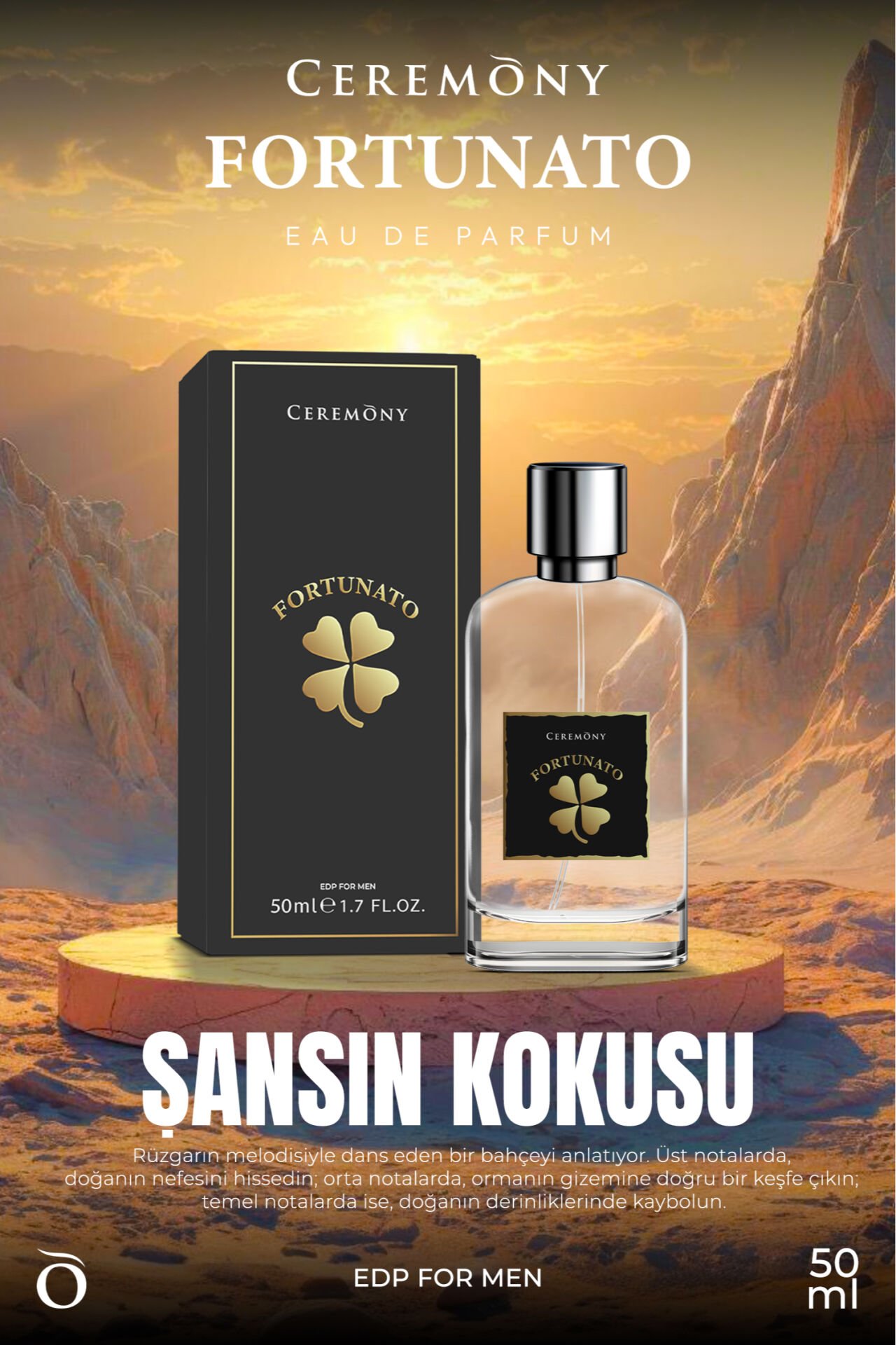 Ceremony Erkek Parfüm EDP 50 ml Fortunato