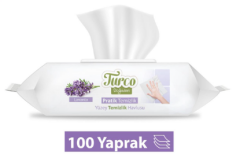 Baby Turco Yüzey Temizlik Havlusu 100 Adet Lavanta